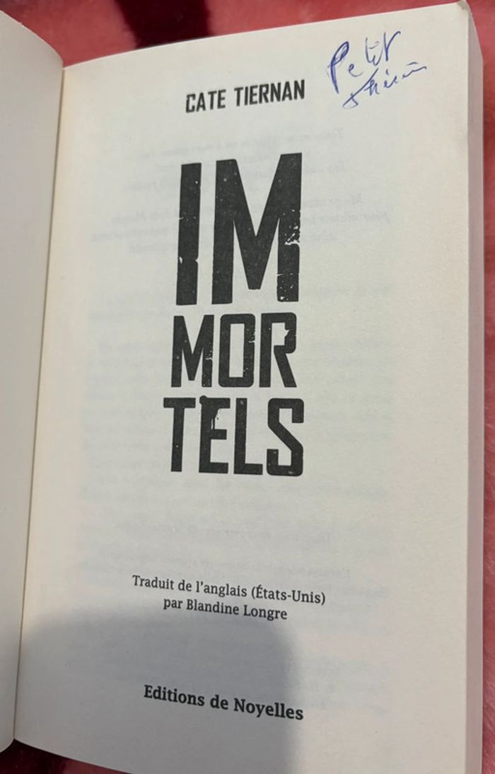 Livre « Immortels » - photo numéro 3