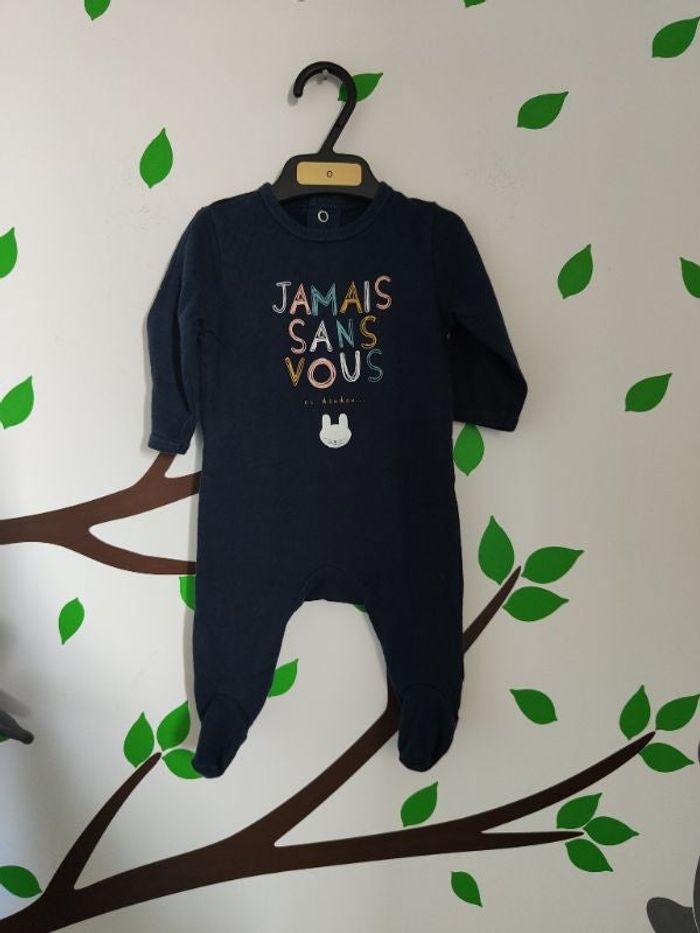 Pyjama léger bleu marine