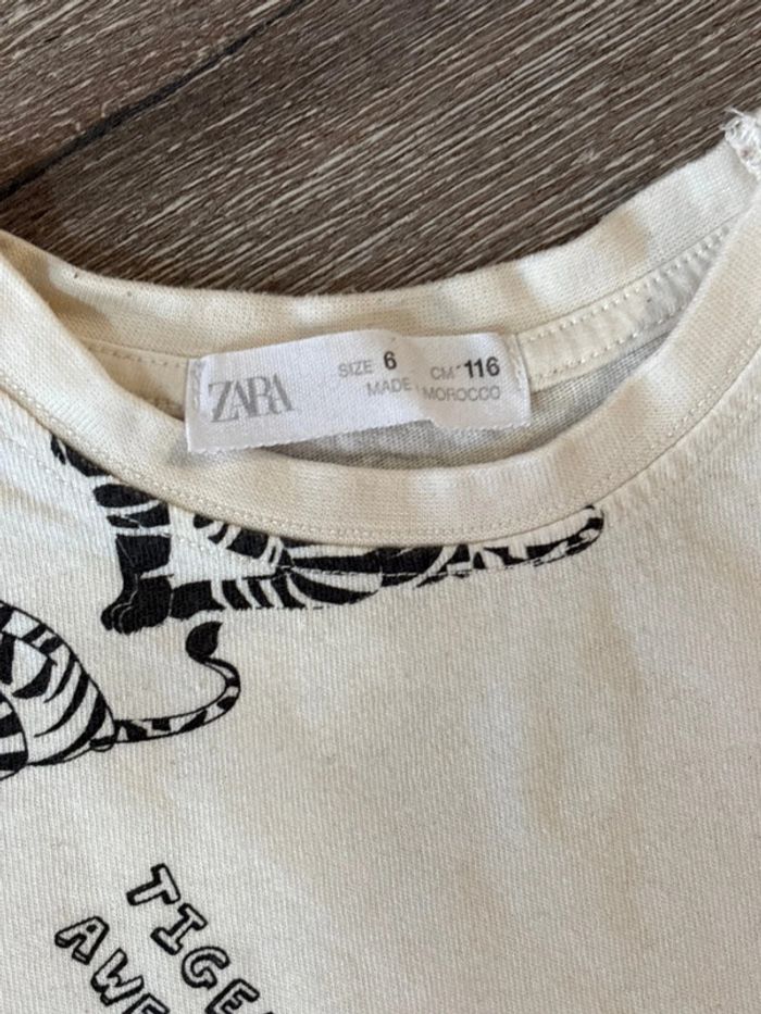 TEE shirt manches longues Zara - photo numéro 3