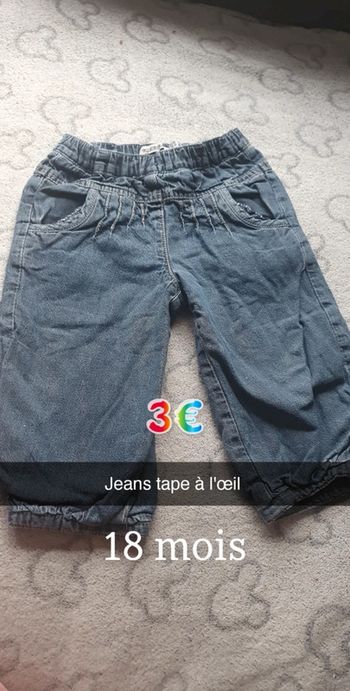 Jeans tape à l'œil