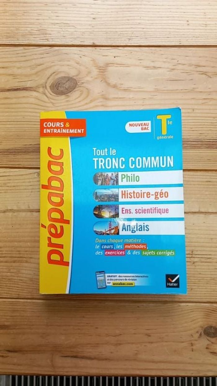 PrépaBac Tout le tronc commun T générale