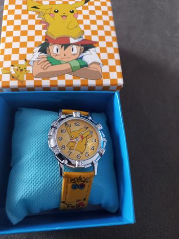 Montre enfant pokemon pikachu enfant aiguilles