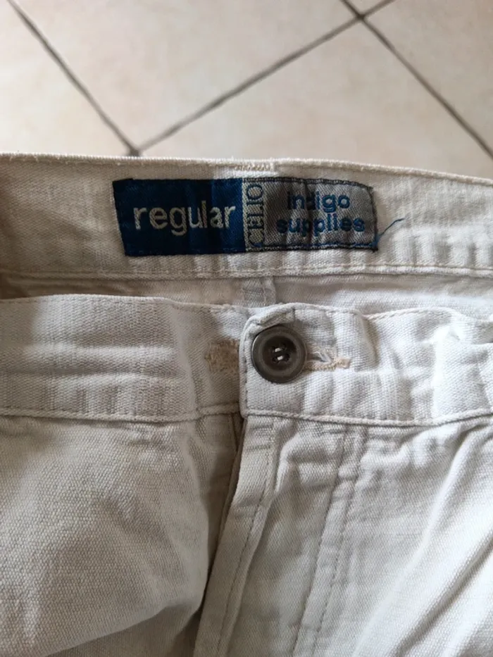 C10 jeans blanc Celio 42 - photo numéro 4