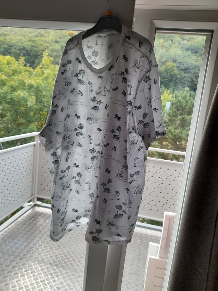 Tee shirt homme gris taille XL