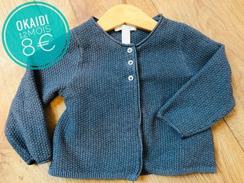 Gilet pailleté Okaidi en 12mois/1an