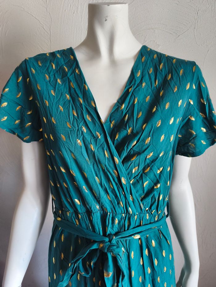 Robe feuille doré - photo numéro 2