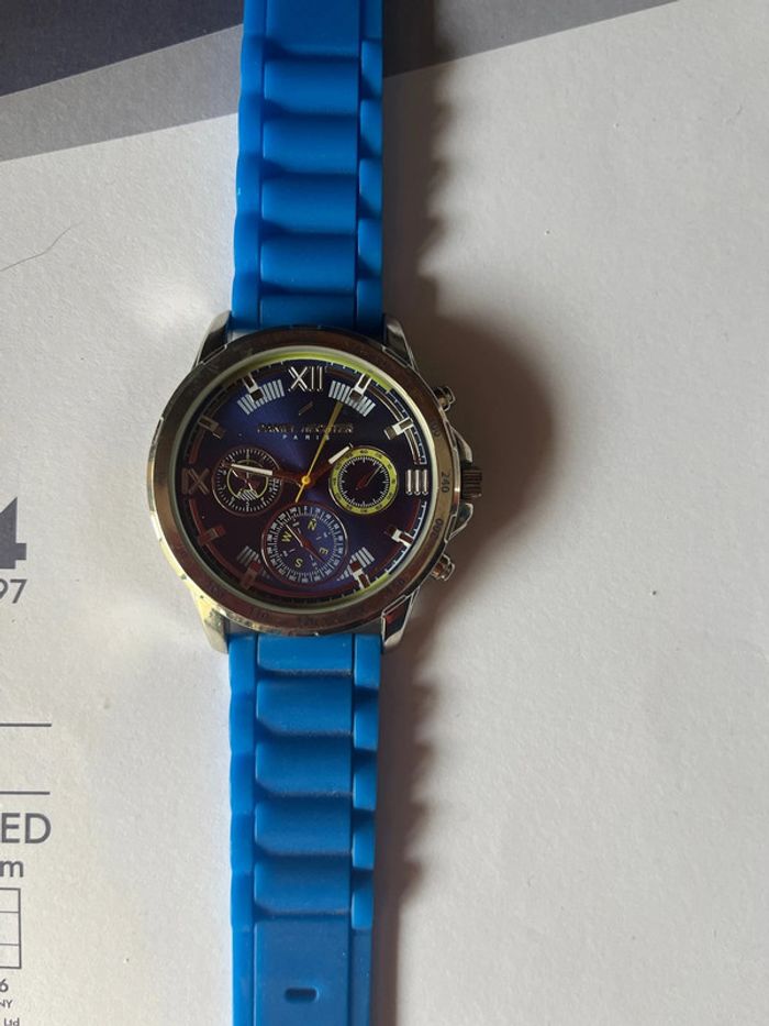 Montre Daniel Hechter à bracelet bleu - photo numéro 5