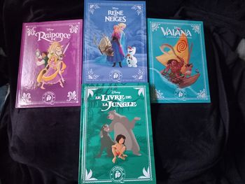 Lot de 4 Bd : Disney (raiponce, livre de la jungle ,etc...)