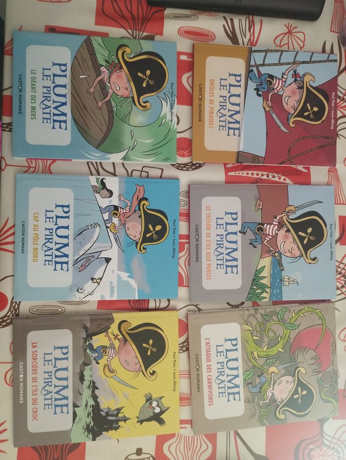 Lot Livres Plume le pirate