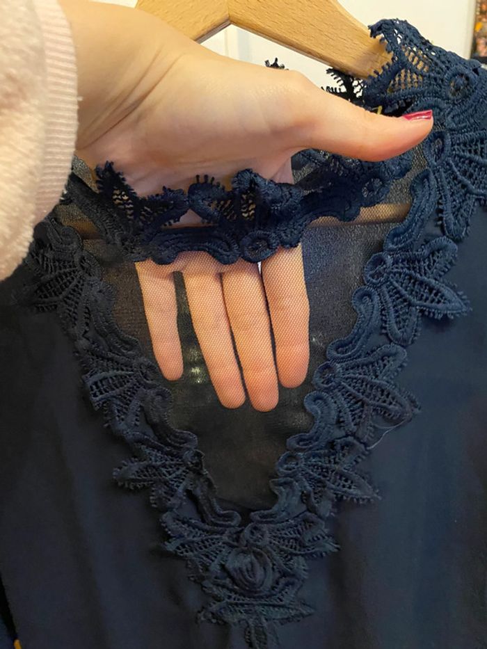 Blouse bleu - photo numéro 3