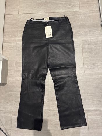 Pantalon en cuir Ciara Sézane