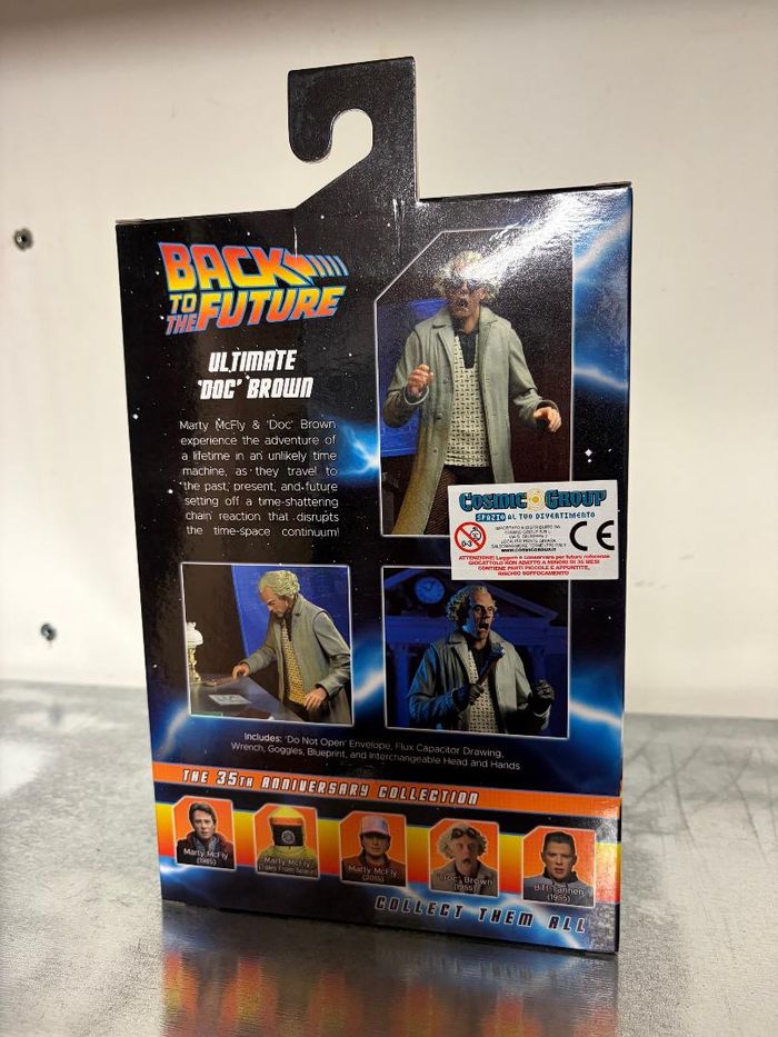Retour vers le Futur 1 - Figurine NECA de Doc Brown 18cm - photo numéro 2