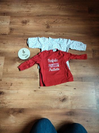 Lot tee-shirts manches longues