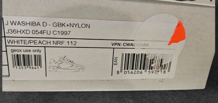 Geox Washiba T35 - Baskets Respirantes - photo numéro 7