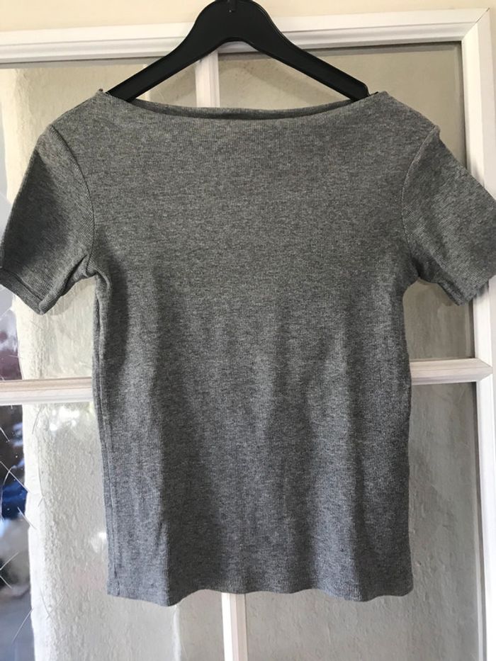 T-shirt gris Zara