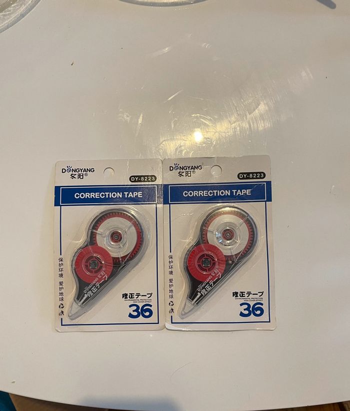 Lot de 2 rubans correcteur. Coloris au choix - photo numéro 2