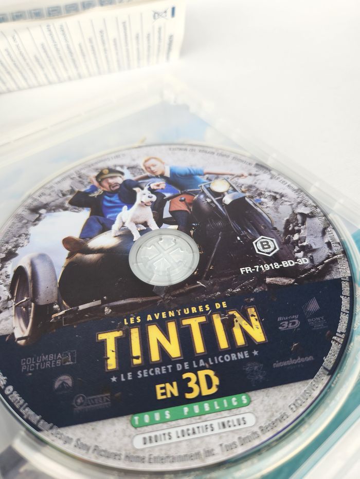 Pack 3D SONY Blu-ray Tintin "Le Secret de la Licorne" + 3 Paires de Lunettes 3D Actives SONY - photo numéro 4