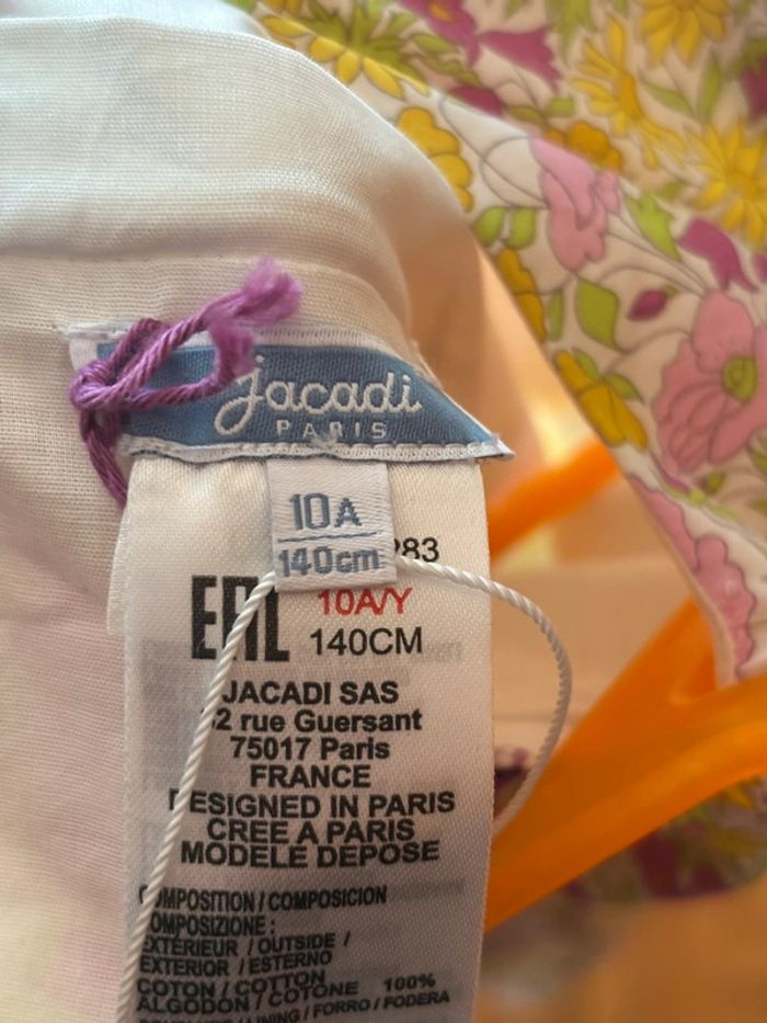 Robe liberty Jacadi 10 ans neuve étiquetée - photo numéro 9
