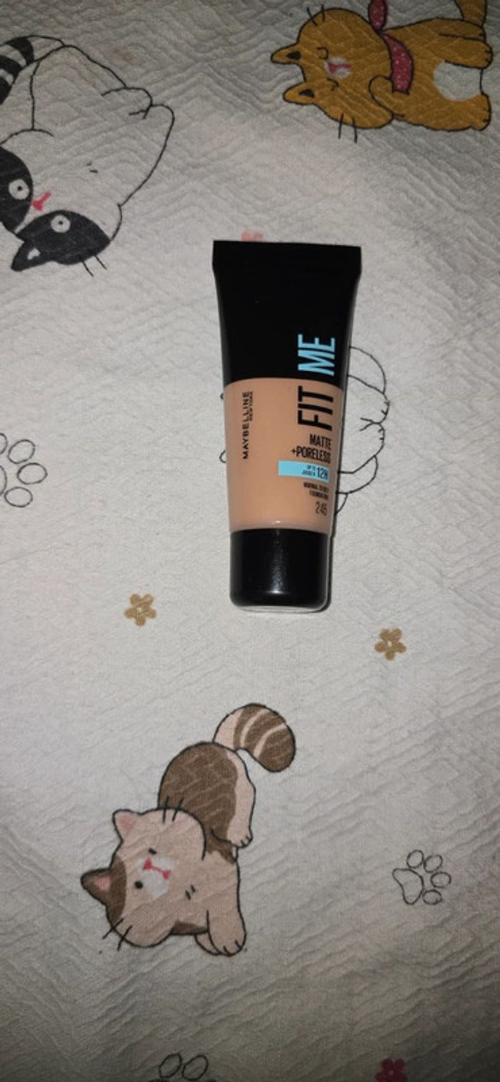Fond de teint fit me matte + poreless gemey maybelline 245