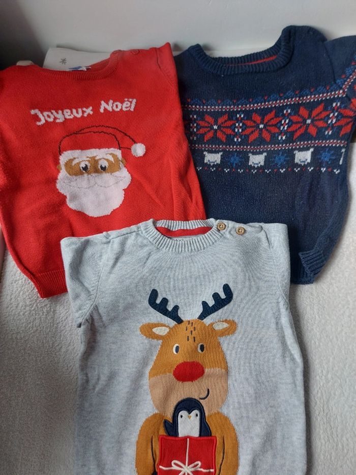 Lot 3 pulls Noël