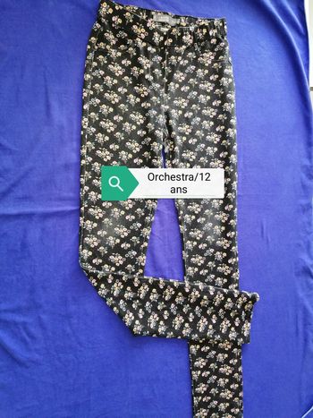 Jegging orchestra fleuris 12 ans