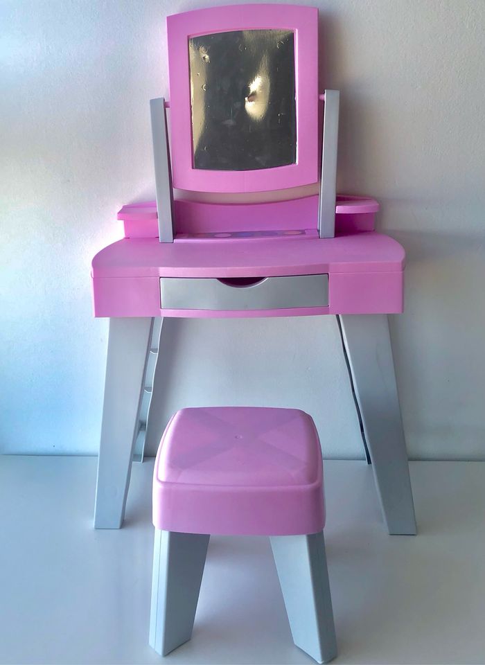 Coiffeuse sur pied avec tabouret - photo numéro 2
