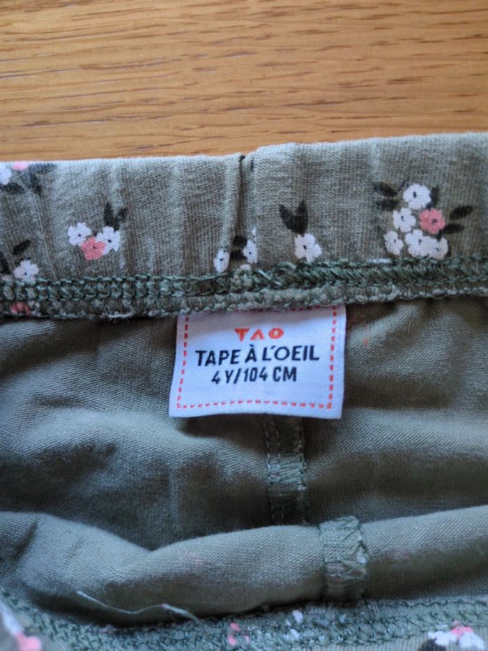 Legging fleuri 4 ans - photo numéro 2