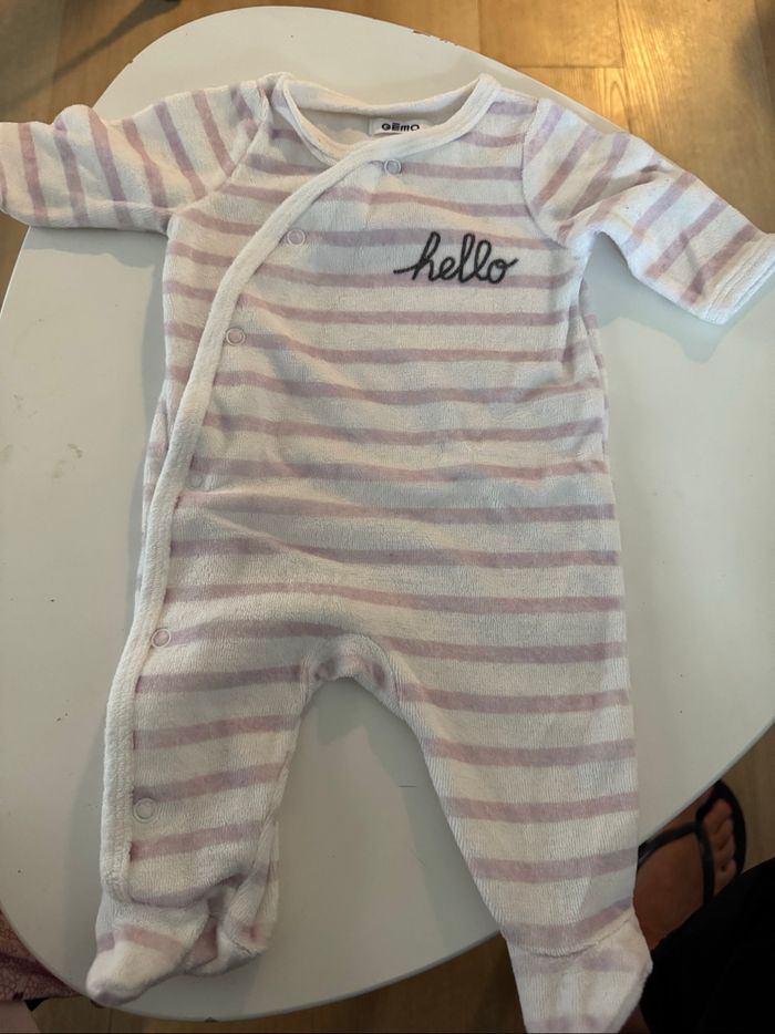 Lot pyjamas fille taille naissance - photo numéro 3
