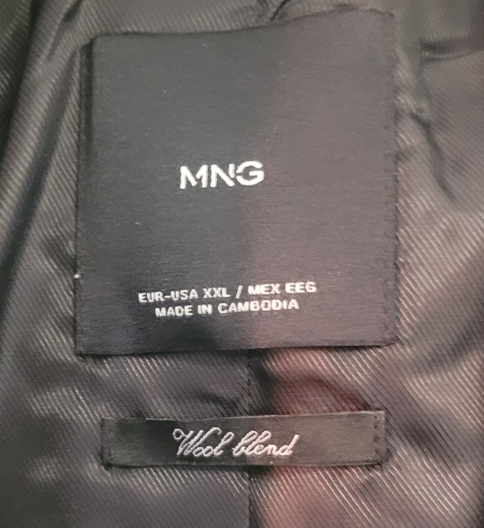 Manteau long noire mango - photo numéro 2