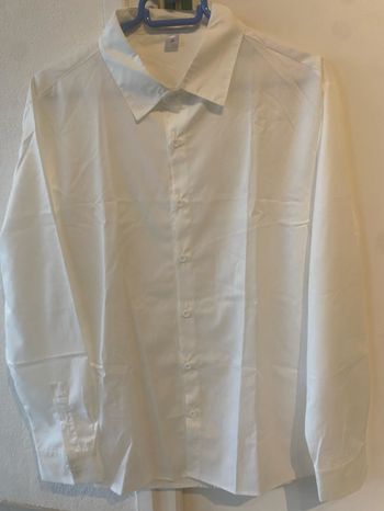 Chemise blanche neuf manche longue taille S
