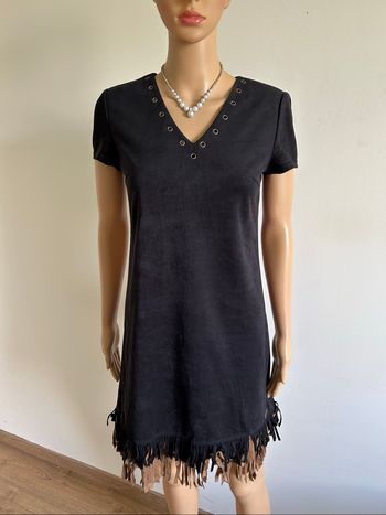 Robe noire en suédine Jus d’Orange taille 1 TBE