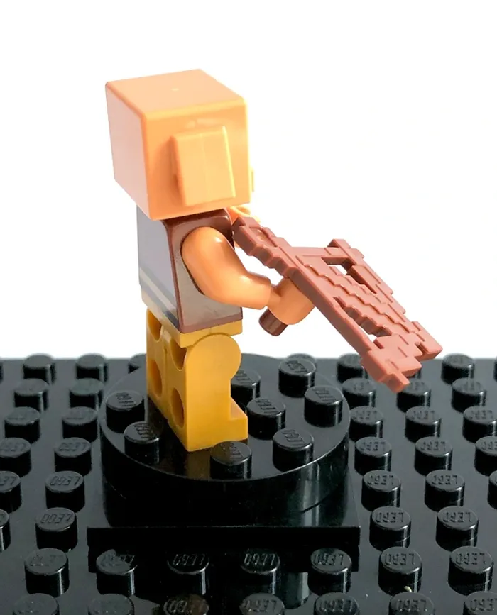 LEGO Minecraft - Piglin, Pearl Gold legs - photo numéro 5