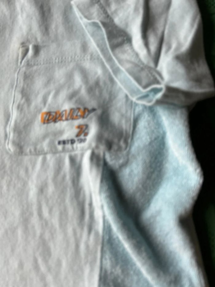 T-shirt bleu ciel 8 ans garçon Daily 7 - photo numéro 2