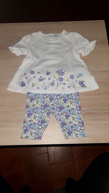 Ensemble fleurs 6mois