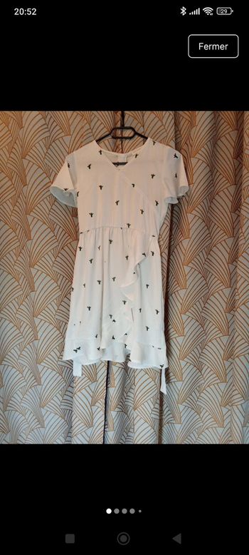 Robe blanche 12ans