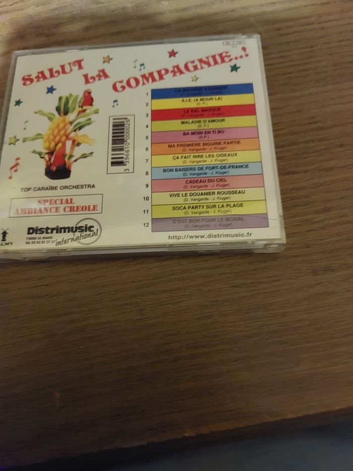 Cd salut la compagnie spécial ambiance créole - photo numéro 2