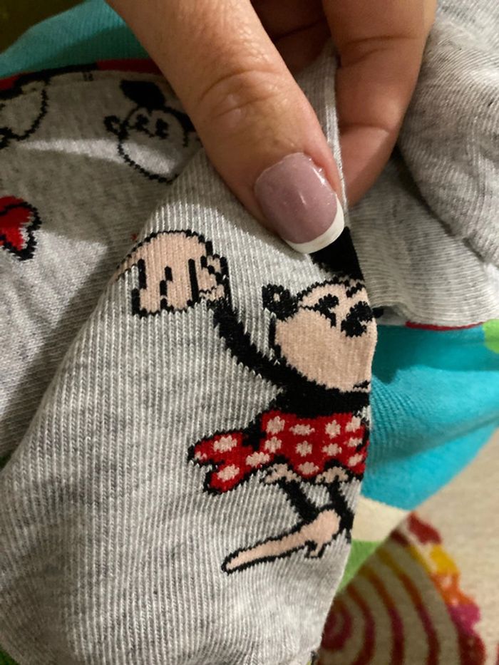 Paires de chaussettes Minnie/Mickey