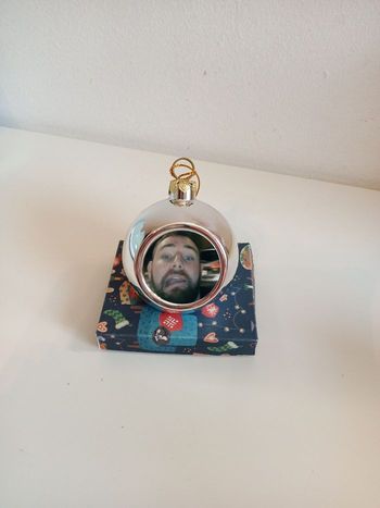 Boule de Noël avec photo