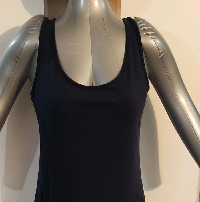 Robe longue bleue à bretelles T:L - photo numéro 5