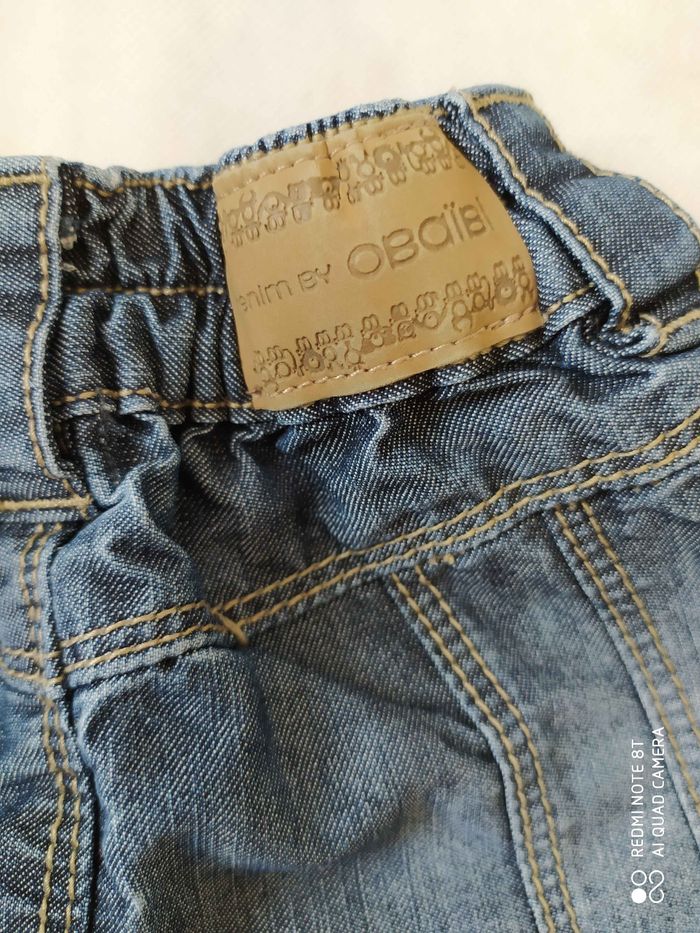 Jupe en Jean evasée Obaïbi 18 mois - photo numéro 5