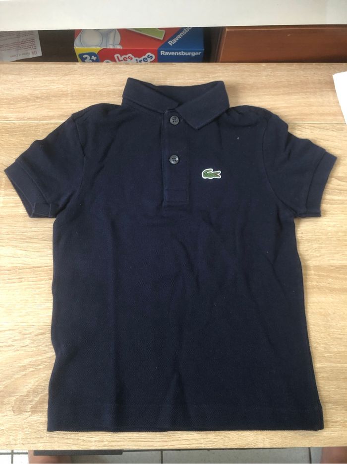 Polo Lacoste enfant bleu marine - photo numéro 4