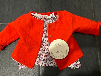 Veste et blouse fleuris