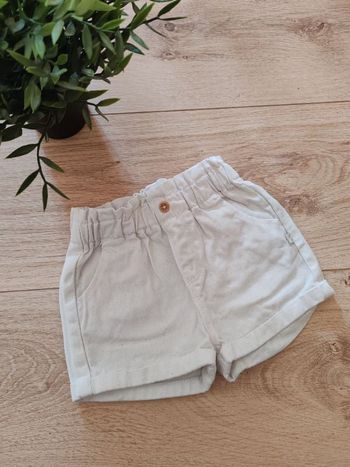 Short blanc Obaïbi 6 mois 🌸