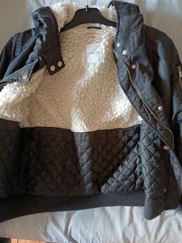 Blouson cache cache en parfait état mareon - photo numéro 5