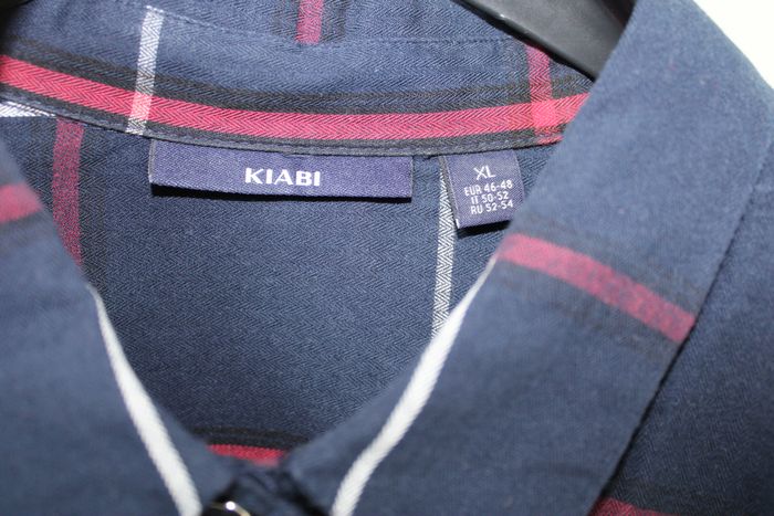Chemise bleu marine à carreaux - photo numéro 2