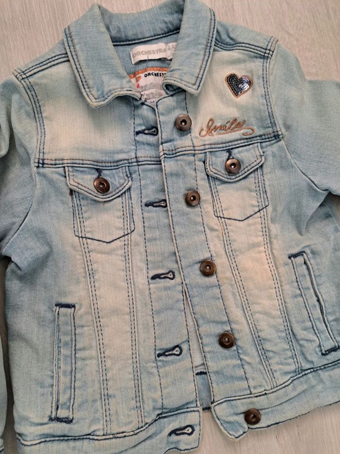 Veste en jean 4 ans - photo numéro 2