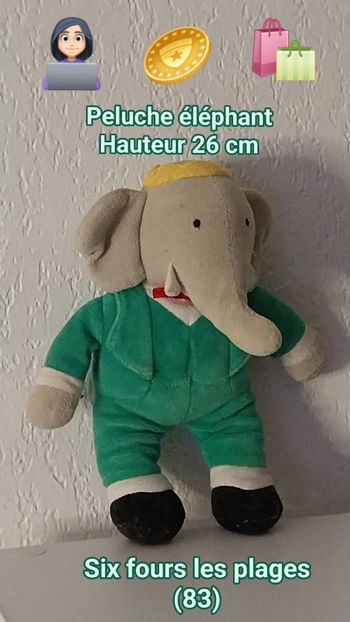 Peluche éléphant