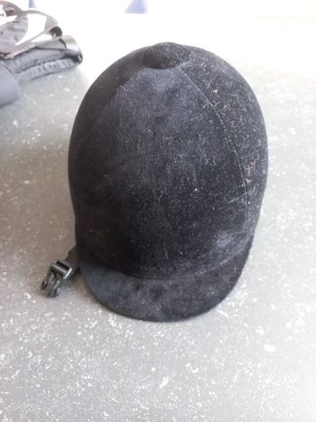 Bombe d équitation S 53 cm fouganza velours