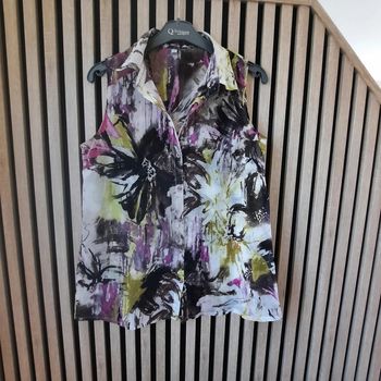 Top débardeur tunique fluide T 38