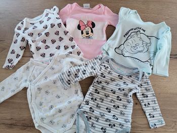 Lot de 5 boddies fille Disney baby 3 mois 